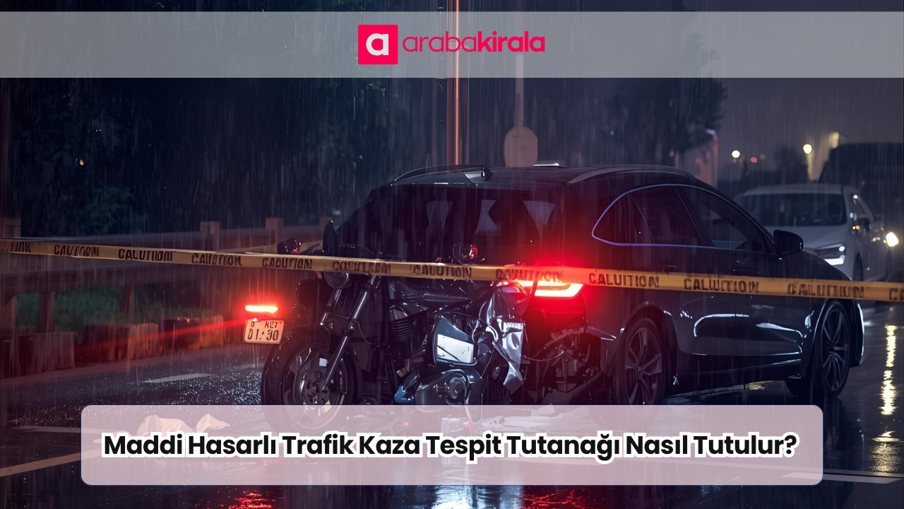 Maddi Hasarlı Trafik Kaza Tespit Tutanağı