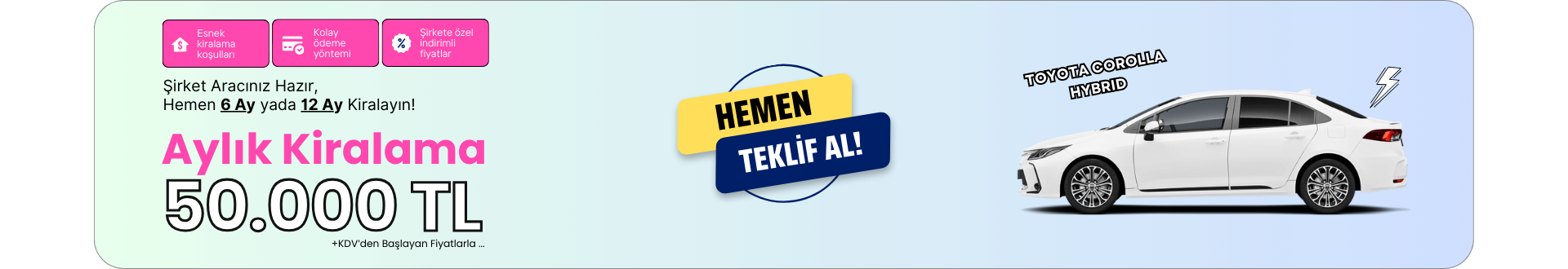 Kiralık Toyota Corolla Kampanyası