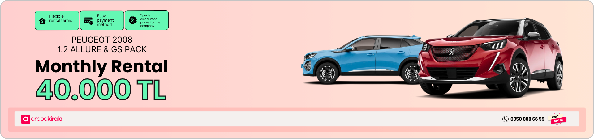 Peugeot 2008 Rental Campaign