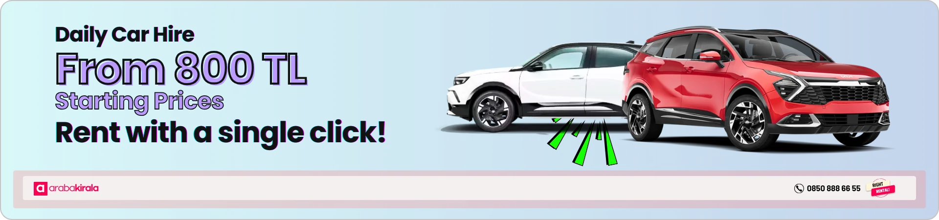 Economy Car Hire Daily Campaign