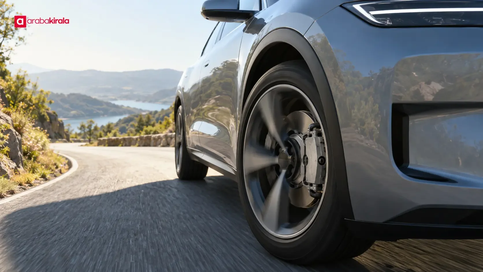 Diagram showing how an electric vehicle coordinates regenerative braking with friction brakes