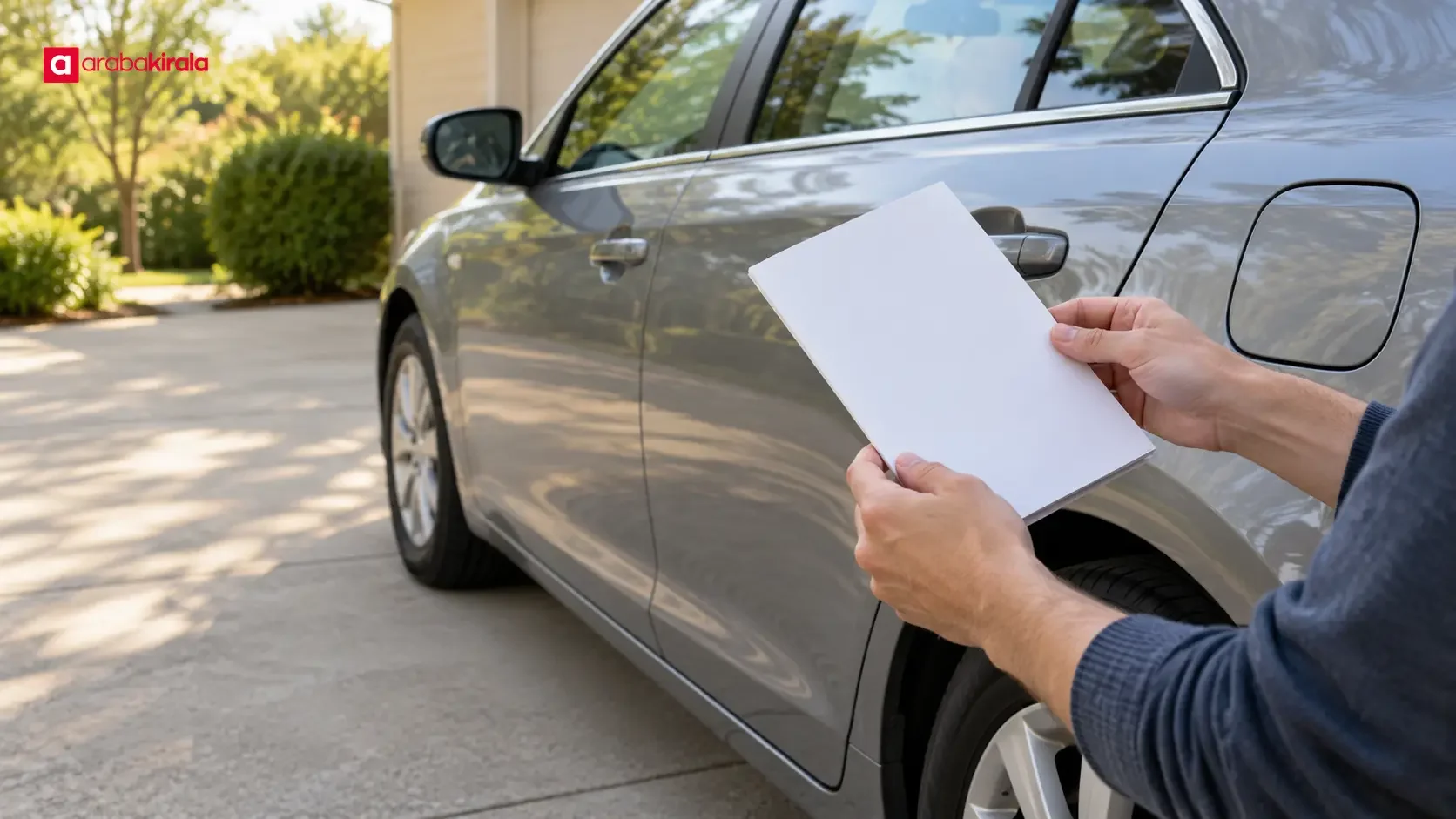 Driver reviewing cover, exclusions, and deductible sections in a vehicle insurance policy