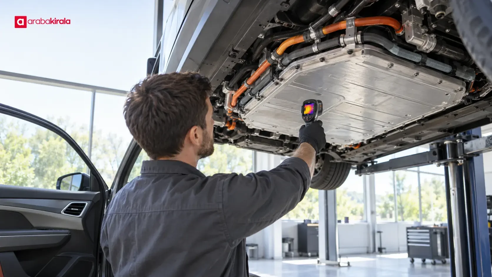 Elektrikli araçta batarya ve kabin sıcaklığını düzenleyen ısı yönetim sistemi