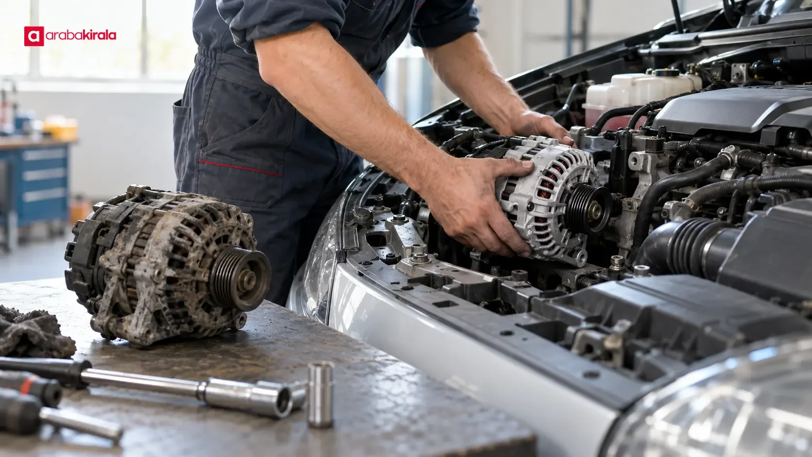 Araç bakımında yedek parçanın ve servis bilgilerinin kontrol edilmesi