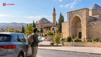زيارة مجمع آخي إفران ومدرسة جاجابي بالسيارة في كيرشهير